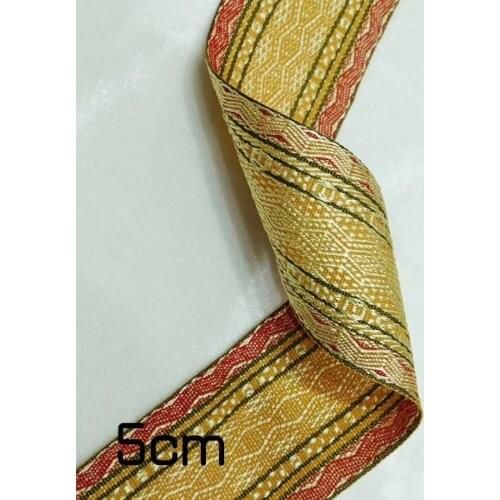 Latest 5cm national style jacquard ribbon,jacquard webbing,9 colors available,XERY190926A