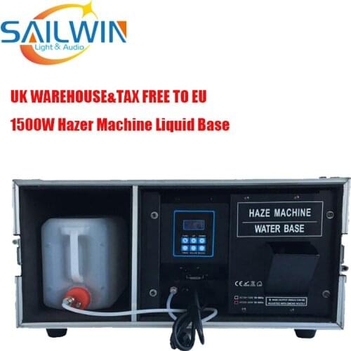 Ship From Poland 1500W Haze Fog/Smoke Machine DMX512 Spray Hazer Machine Professional Fogger Hazer Stag Light Special Effects