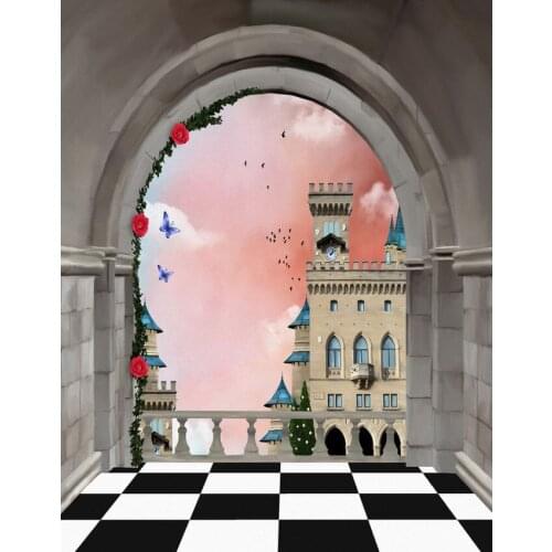 Paradise backgrounds photography polyester fotografia children birthday photo backdrop for photo studio props photophone S-2319