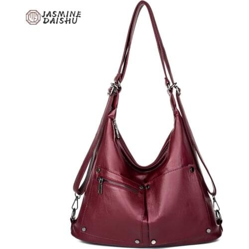 Luxury Designer Womens Handbag High Quality PU Leather Large Capacity Multi Pocket Handbags Womens Shoulder Casual Handbags