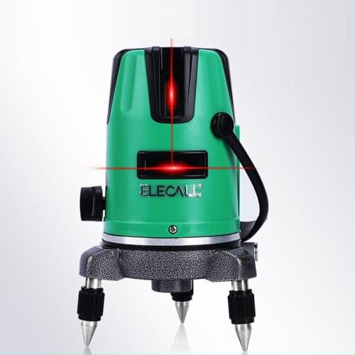 ELECALL 2 Cross line Laser Level Self-Leveling 360 Horizontal And Vertical Cross Super Powerful Red Laser Beam Line