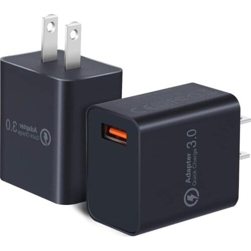 Quick Charge 3.0 Wall Charger 18W Fast Charging USB Wall Charger QC 3.0 Fast USB Android Charger Power Adapter For Samsung S8/S9