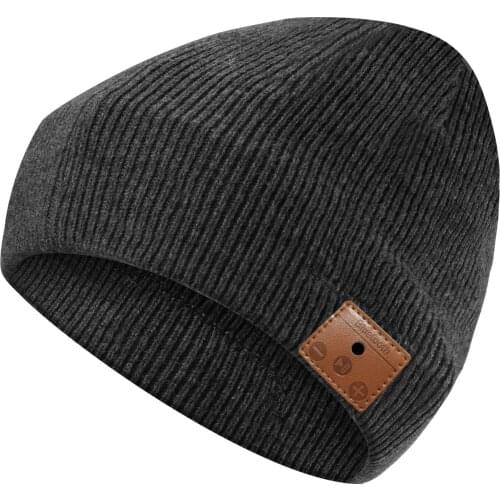 Newest Bluetooth Smart Cap Headphone Headset Earphone Soft Warm Beanie Christmas Hat Music Hat Headphones with Microphone