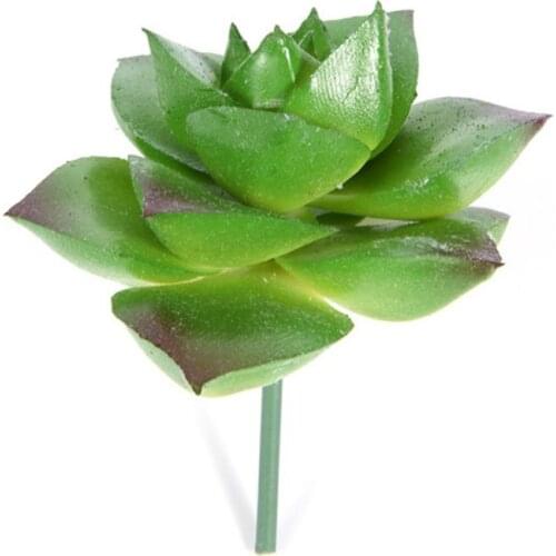 A Branch Fake Succulents Simulation Plants Artificial Succulents Urbinia Purpusii Rose Home Office Living Room Decoration