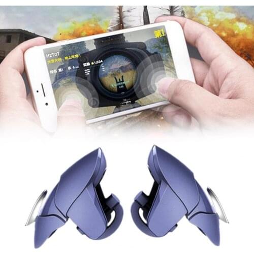 1Pair Phone Game Controller Mobile Game Triggers Button Shooters Universal Phone Gamepad Games Accessories