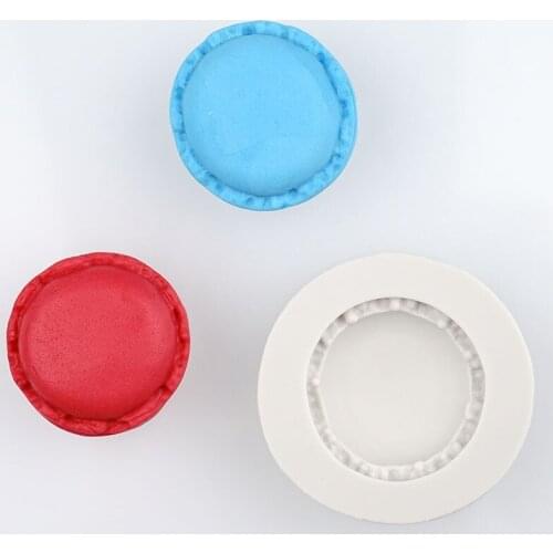 1PCS Macaroon Cake Shape Silicone Mold, For Fondant Cake Mold Bakware Tools Soap Mold Sugar Tools