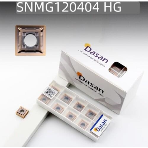 10pcs SNMG120404 HA Carbide Inserts SNMG 120408 HG High Quality Grooving Blade Cutter Lathel Turning Tool for Stainless Steel