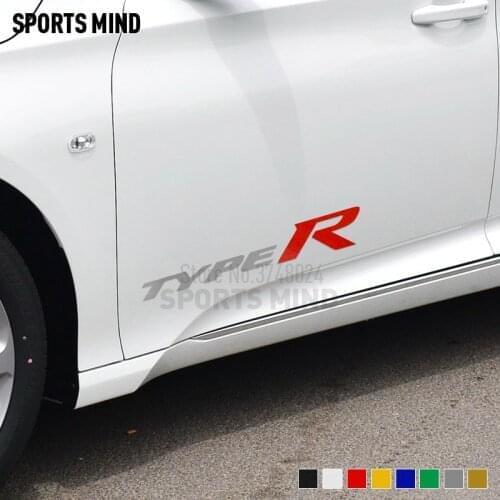 2 X Sports Mind Car Sticker Decal Automobiles Car Styling JDM For Honda Accord Civic TYPER CRV TYPE R Sticker Auto Accessories