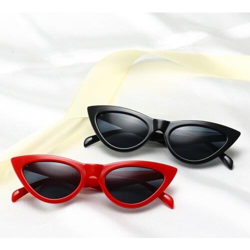 2021 Cat Eye Sunglasses Kids Vintage Children Sun Glasses For Boy Girl Anti-uv Baby Sun-shading Child Sunglass oculos de Sol