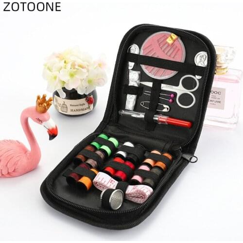 27Pcs/Set Portable Travel Sewing Box Kitting Needles Tools Quilting Thread Stitching Embroidery Craft Sewing Kits Home Organizer