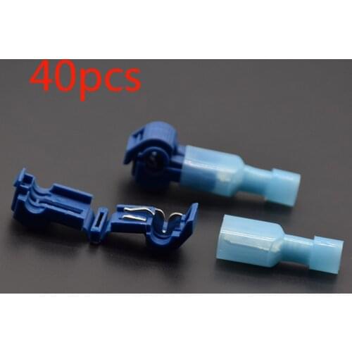 40pcs/20pcs Quick Electrical Cable Connectors Snap Splice Lock Wire Terminal Crimp Wire Connector Waterproof Electric Connector
