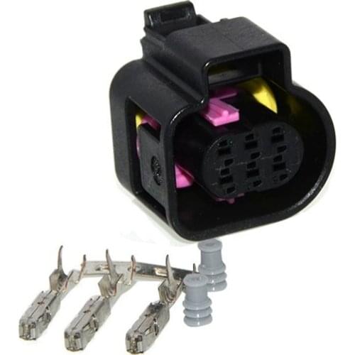 6pin auto waterproof plug LSU 4.9 Wide Band Oxygen Sensor Connector for Cad1928404669 For Volksawagen AUDI 4H0973713