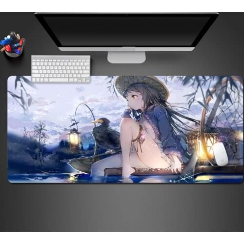 Best-Selling Character Anime Girl Personality Mouse Pad PC Computer Games Keyboard Non-Slip Speed Rubber Pad To Gamer Unique Mat