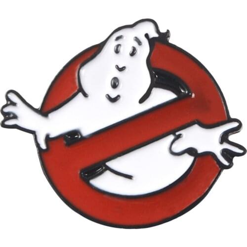 Ghost Pins Movie Logo Brooches Badges Lapel pins Brooches for movie fans Fantasy Movie Jewelry
