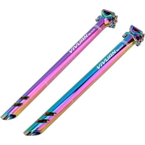 Colorful Seatpost Shock-proof Aluminum Alloy 400mm Bicycle Seat Tube for Mountain Bike подседельный штырь tija telescopica mtb