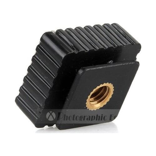 Camera Flash Speedlite Hot Shoe Adapter Bracket Holder 1/4 Screw Tripod Flash Stand Mount Photo Studio Accessories[No Tracking]