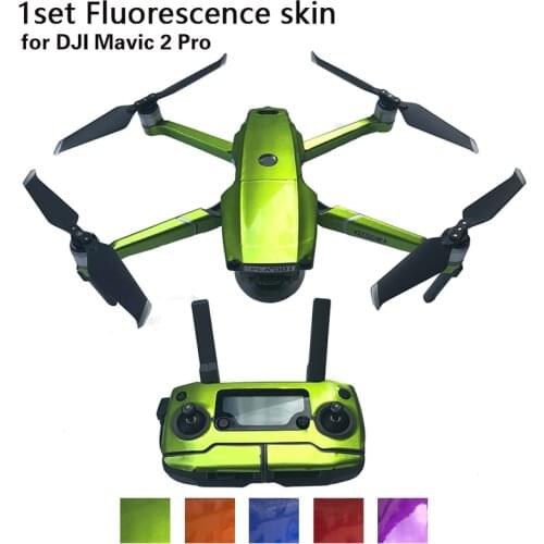 1set Fluorescence Remote Control Body Arm Full Set stickers Waterproof Cool Sticker for DJI Mavic 2 Pro/Zoom Drone Accessories