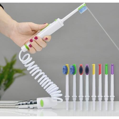 Faucet Oral Irrigator Water Dental Jet Flosser Water Irrigation Pick Floss Dental Denture Tooth Teeth Cleaning Oral Teeth Whiten