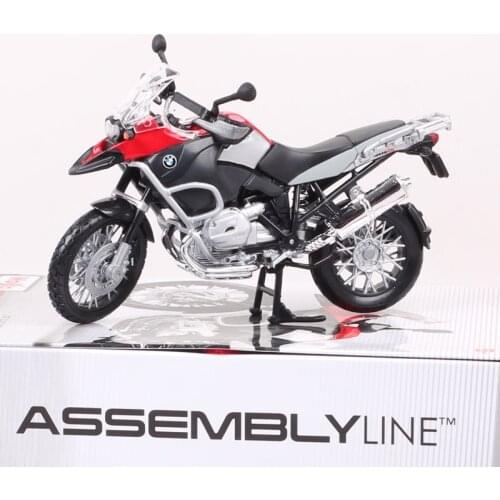 Maisto 1/12 Scale R1200GS DIY Assemble Bike Model Diecasts & Toy Vehicles R 1200 GS Touring Motorcycle Souvenir Childrens Gift