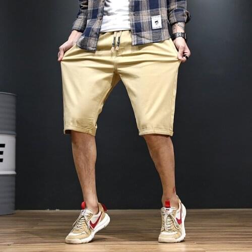 Mens Shorts Streetwear Masculino Pantalones Hombre Men Bermudas Cotton White Black Khaki Blue Summer Short Plus Size 5XL 6XL 7XL