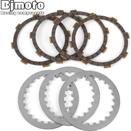 Clutch Friction Plates Disc Set FOR Yamaha YB100 1987 L5 L5T L5TA 1969-1970 DX100 1985 131-16321-00/4EU-16321-00 131-16324-00