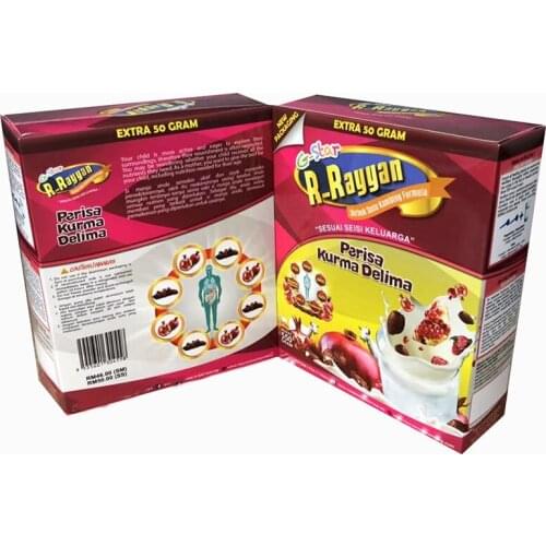 Customize Chinese printed colorful food paper box packing box for wholesale