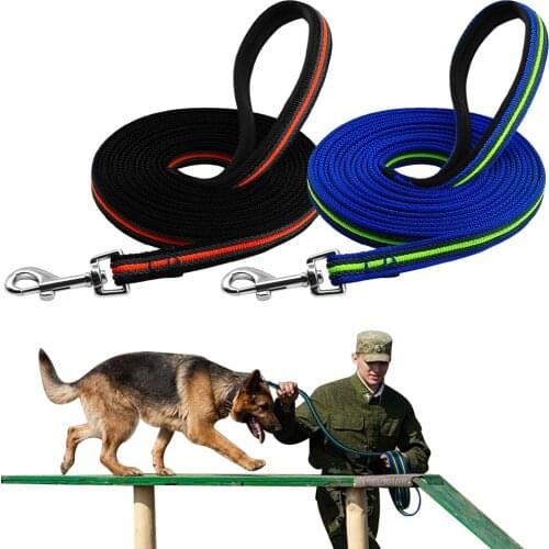 Durable Large Dog Leash Nylon Dog Tracking Training Leash Dogs Long Leashes Rope for German Shepherd Rottweiler Recall