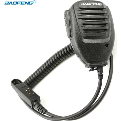 Original BaoFeng UV-9R Plus Handheld Speaker Microphone Waterproof Mic For A58 UV9R BF-9700 S56 GT-3WP R760 82WP Walkie Talkie