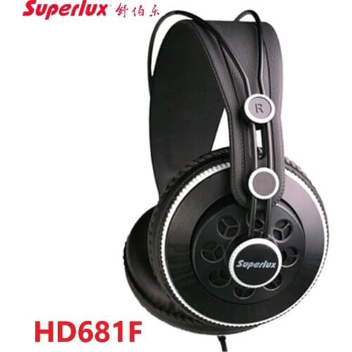 Superlux HD681F semi-open professional monitor headphone For smartphone /computer listen music Adjustable Headband