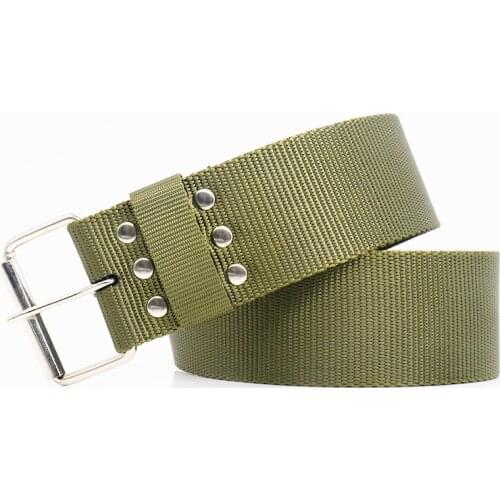 FLYING Art 50MM Reversible Single Needle Buckle Nylon Belt Mens Outdoor Tactical Durable Fashion Casual belt