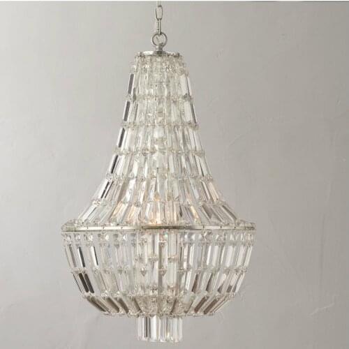 Modern crystal lantern chandelier lamp 3 lights dining room kitchen hanging light fixtures pendant suspension light fitting