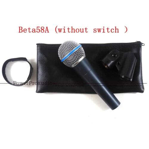 Super Cardioid Microphone Dynamic Vocal Wired Microphone Professional Beta58A Beta 58A 58 A Mic For Karaoke Microfono