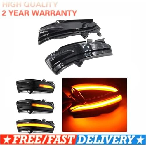 LED Side Wing Dynamic Turn Signal Light Rearview Mirror Indicator car accessories for FORD MONDEO MK5 2014-2019 MK V 5
