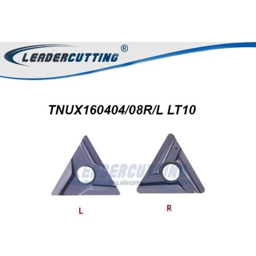 TNUX160404R LT10 TNUX160404L LT10*10pcs Turning Inserts,Cutting blade for Holder