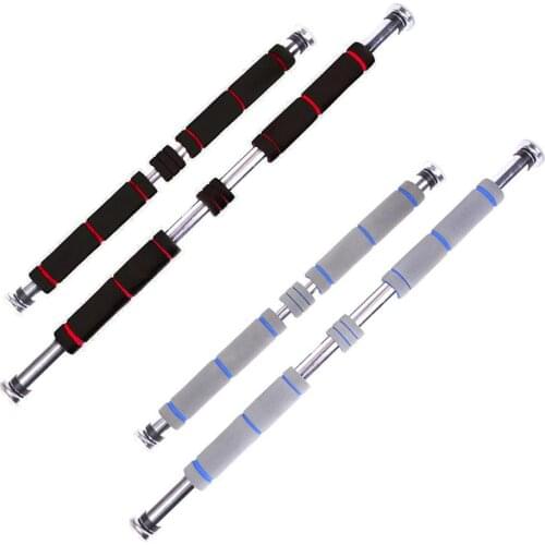 200kg Adjustable Steel Door Horizontal Bars Exercise Home Workout Gym Chin Up Pull Up Training Bar Sport Fitness Equipments
