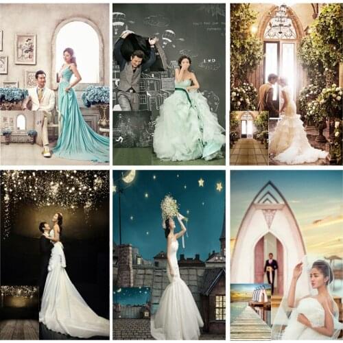 SHENGYONGBAO Vinyl Photography Backdrops Prop Palace Wood Floor Anniversary Wedding Theme Photo Studio Background 21514 AF-01