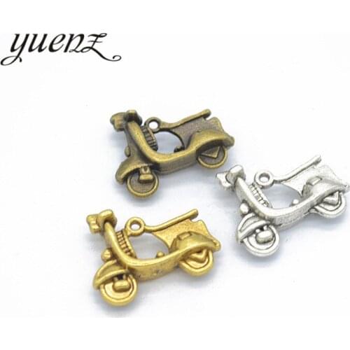 YuenZ 5pcs 3 colour Alloy Metal Antique Sliver car Charm Jewelry Making DIY Handmade Craft 23*18mm J149
