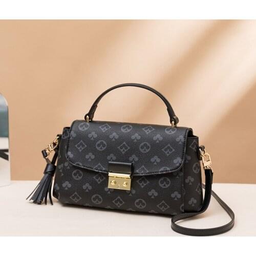 Fashion Brand Messenger Bags for Women Pu Leather Bag Lady Handbag Totes Satchels Tassel Design