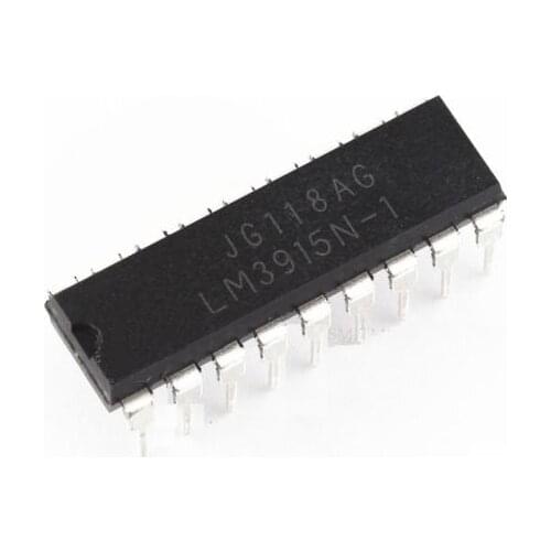 10PCS LM3915 LM3915N LM3915N-1 DIP-18 LED Bar Dot Display Driver NEW IC