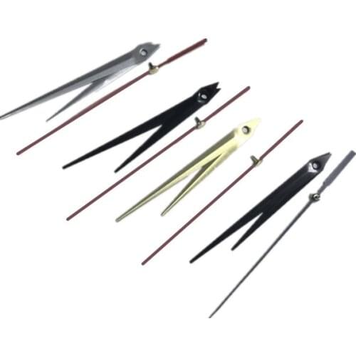 100sets Hot sale Colorful Hands DIY Quartz Wall Clock pointers Repair Replacement parts gold silver black metal clock needles