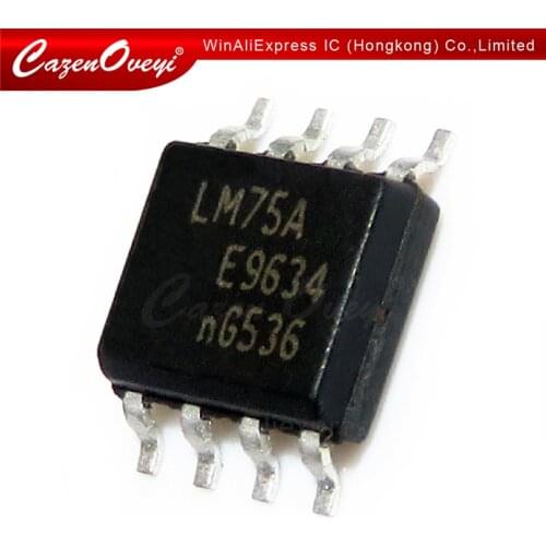 100pcs/lot LM75AD LM75A LM75 SOP-8 In Stock