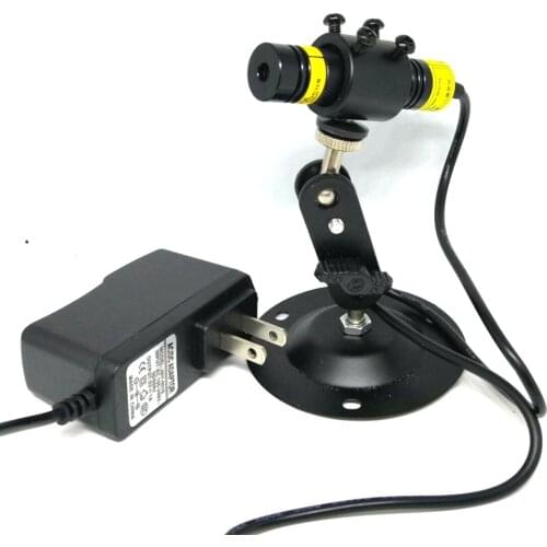16x68mm Focusable Red Positioning Sewing Lights 650nm Dot/Line/Cross Head 200mw Laser Locator Module w 5V Power Holder