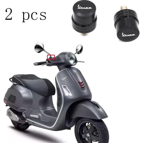 For Piaggio Vespa GTS300 GTS 300 Scooter Aluminum Mirror Hole Blanking Plate Cover Left&Right Decorative Covers Accessories 2PCS