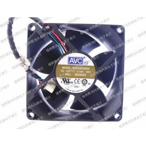 AVC 80*80*32 8CM 12V 0.7A DASA0832B2M 3 line double ball server fan