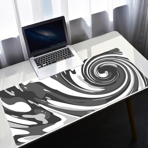 White Mouse Pad Cute Personality Sticker Abstract Art Simple alfombrilla xxl Gamer PC Keyboard Desk Mat Kawaii Graffiti Mousepad