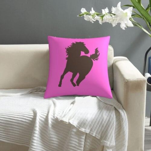 Horse pattern print Cushion Cover Decorative Pillowcase Chair Seat Square Car Pillow Cover Home Living Textile