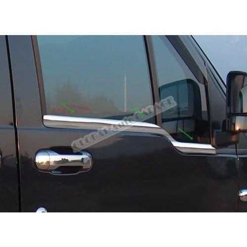 For Ford Connect 2002-2014 Chrome Window Moulding Window Frame Framework Auto Accessory Diffüser Spilitter Car-styling Ornament