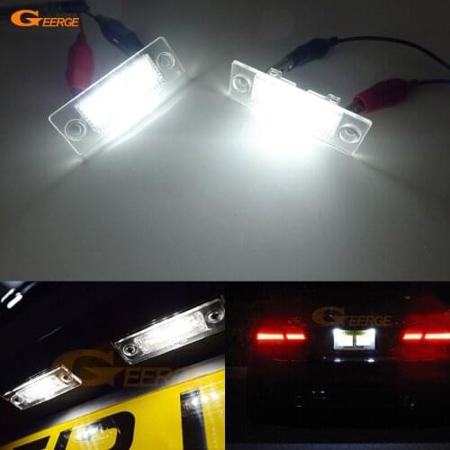 For Volkswagen VW Jetta 2005-2010 Excellent Ultra bright Smd Led License plate lamp light lamp No OBC error car Accessories