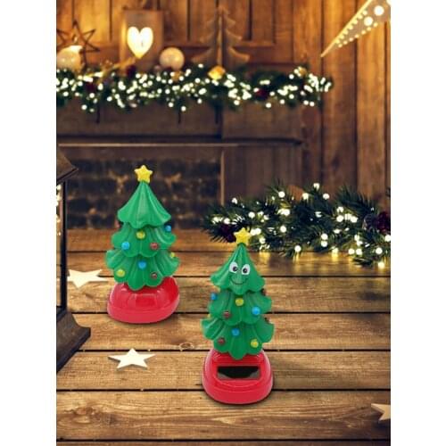 Innovative Solar Head Shaking Tree Widely Used Car Ornament Toys Widely Used Car Ornament Toys Vehicle-mounted Moving Head Tree