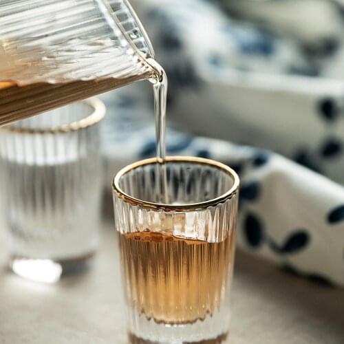 Shot Glass Small Glass Cup Liquor and Spirits Cups Shot Liquor Glasses For Vodka Wine Cocktail Wedding Ice Jug Glass Drinkware